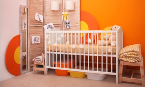 What Are The Best And Worst Colours To Paint Your Baby’s Nursery? Orange